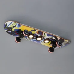 Skateboard Easy Cruiser Graffiti LED-loftlampe