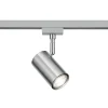 Skinnespot DUOline 782401, Ø 6 cm, nikkel, 2-faset, GU10