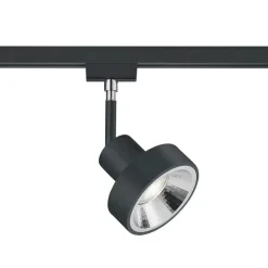 Skinnespot DUOline 780701, Ø 11cm, sort, 2-faset, GU10
