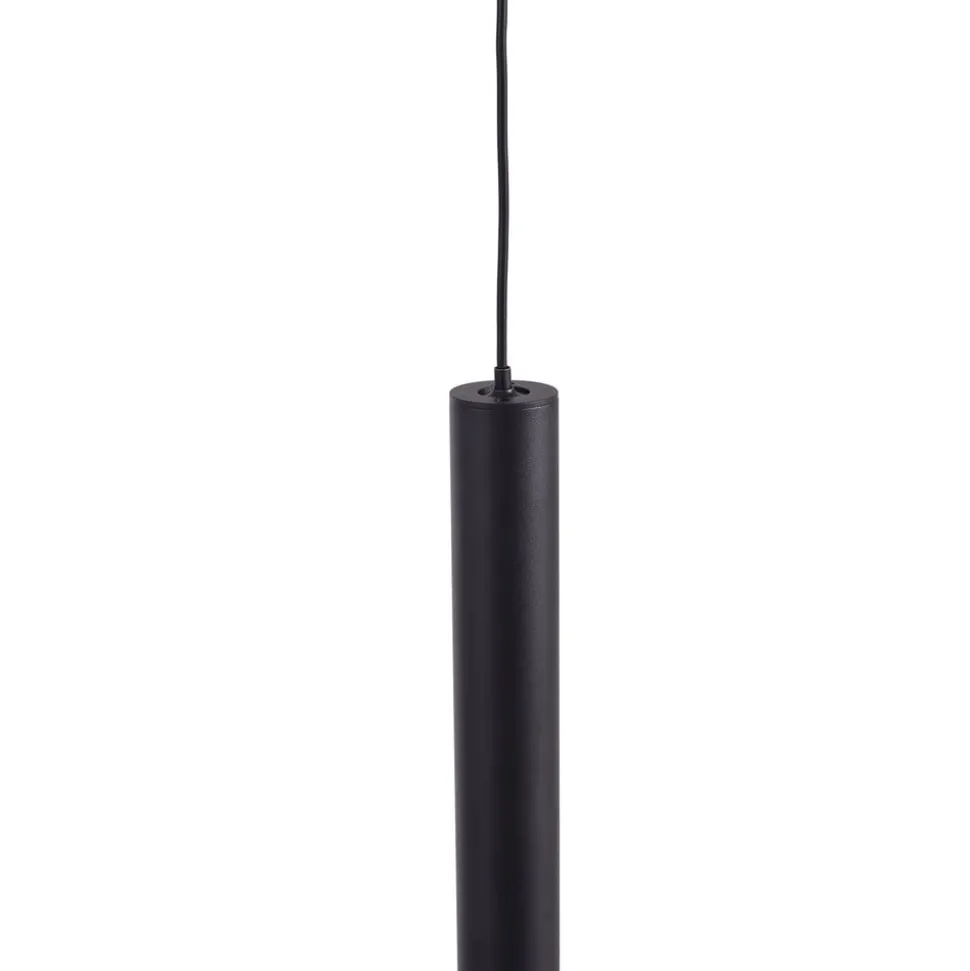 Skinne system 48V Lumaro, pendel, rørpære, 3 lyskilder, sort