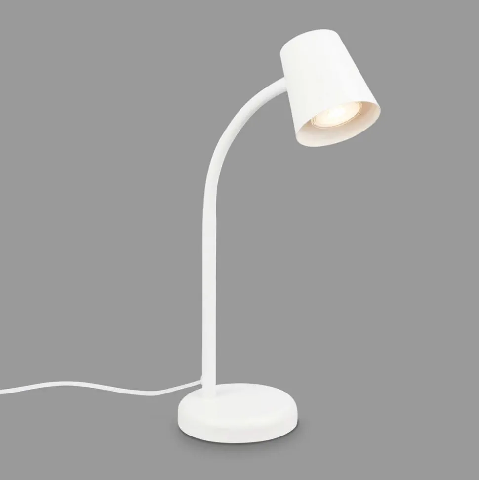 Skriva bordlampe, GU10-fatning, hvid