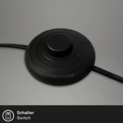 Skriva gulvlampe, justerbar, GU10, sort