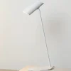 Skrivebordslampe i hvidt metal Hester