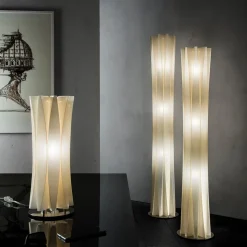 Slamp Bach gulvlampe, højde 184 cm, guld