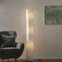 Slamp Bach gulvlampe, højde 161 cm, hvid
