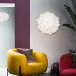 Slamp Clizia Mama Non Mama væglampe hvid Ø32cm