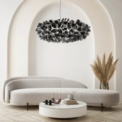 Slamp hængelampe Clizia MAMA NON MAMA, Ø 78 cm, sort