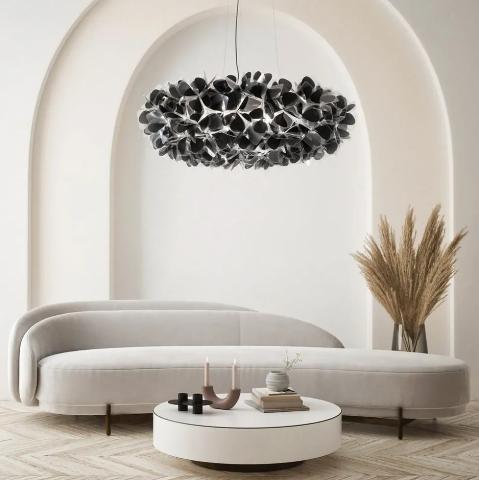 Slamp hængelampe Clizia MAMA NON MAMA, Ø 78 cm, sort