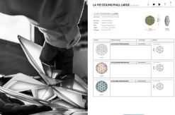 Slamp La Vie L loftlampe, bredde 71 cm, hvid