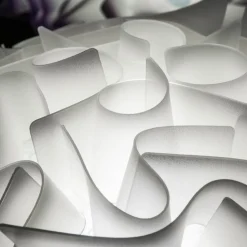 Slamp Veli designer-bordlampe Ø 32cm hvid