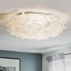 Slamp Veli designer loftlampe, Ø 78 cm, opal
