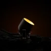 SLC Cup LED-indbygningsdownlight sort/guld 3.000 K