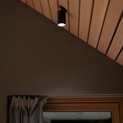 SLC LED-indbygningsspot Art, 1 lyskilde, sort, 2.700 K, aluminium