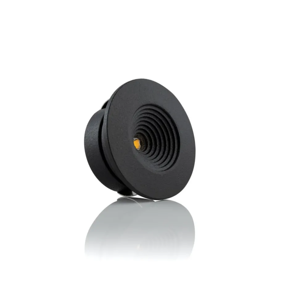 SLC MiniOne Fast LED-indbygningslampe sort 2.700K