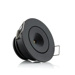 SLC MiniOne Tilt LED-indbygningslampe sort 2.700 K