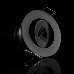 SLC MiniOne Tilt LED-indbygningslampe sort 3.000 K