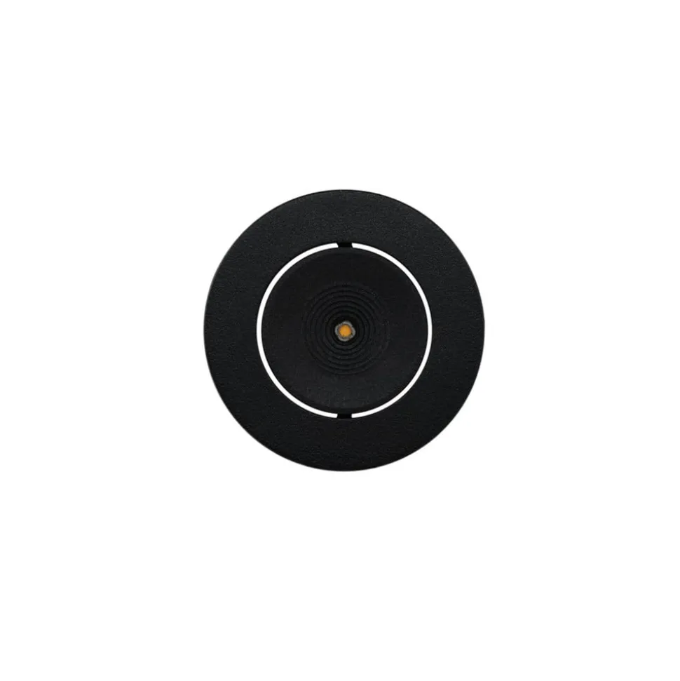 SLC MiniOne Tilt LED-indbygningslampe sort 3.000 K