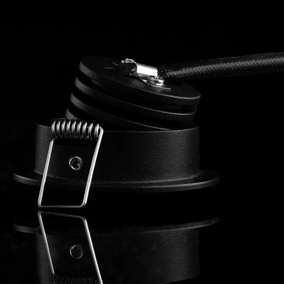SLC MiniOne Tilt LED-indbygningslampe sort 3.000 K