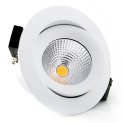 SLC One 360° LED-indbygningslampe hvid 2.700K