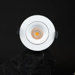 SLC OnePro LED-indbygningsdownlight hvid 3.000 K