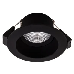 SLC One Soft LED indbygningsspot sort 3.000K