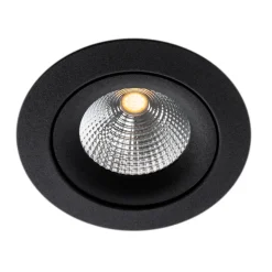 SLC One 360° SunLike LED indbygningslampe sort 930