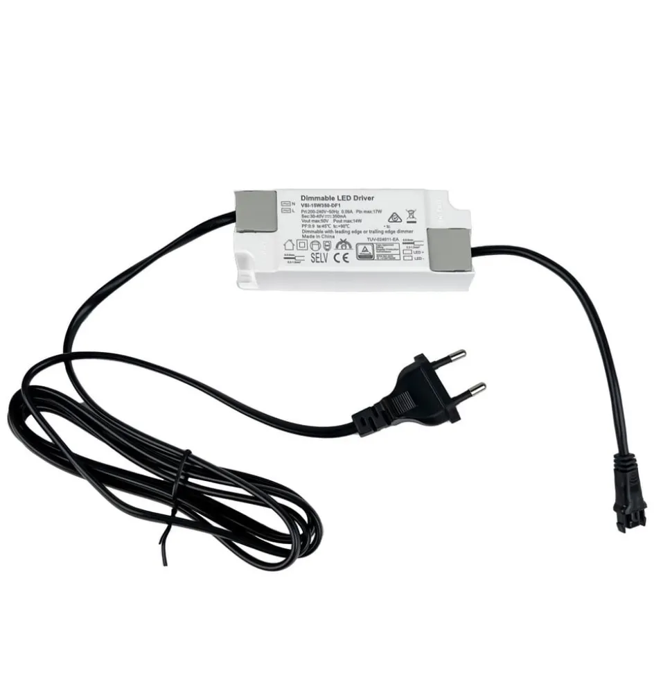 SLC Shift LED-driver, kan dæmpes 350mA maks. 17 W