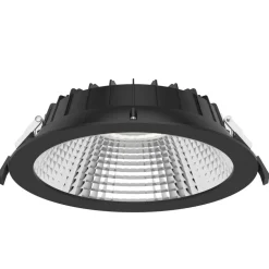 SLC Shift LED-indbygningsspot Ø 22,8cm CCT, sort