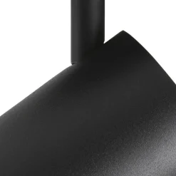 SLV Asto Tube GU10-spot til 1-fase skinne, sort
