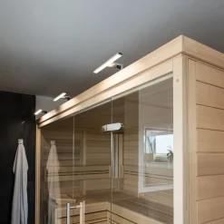 SLV Dorisa LED-klemme væglampe bredde 30 cm krom