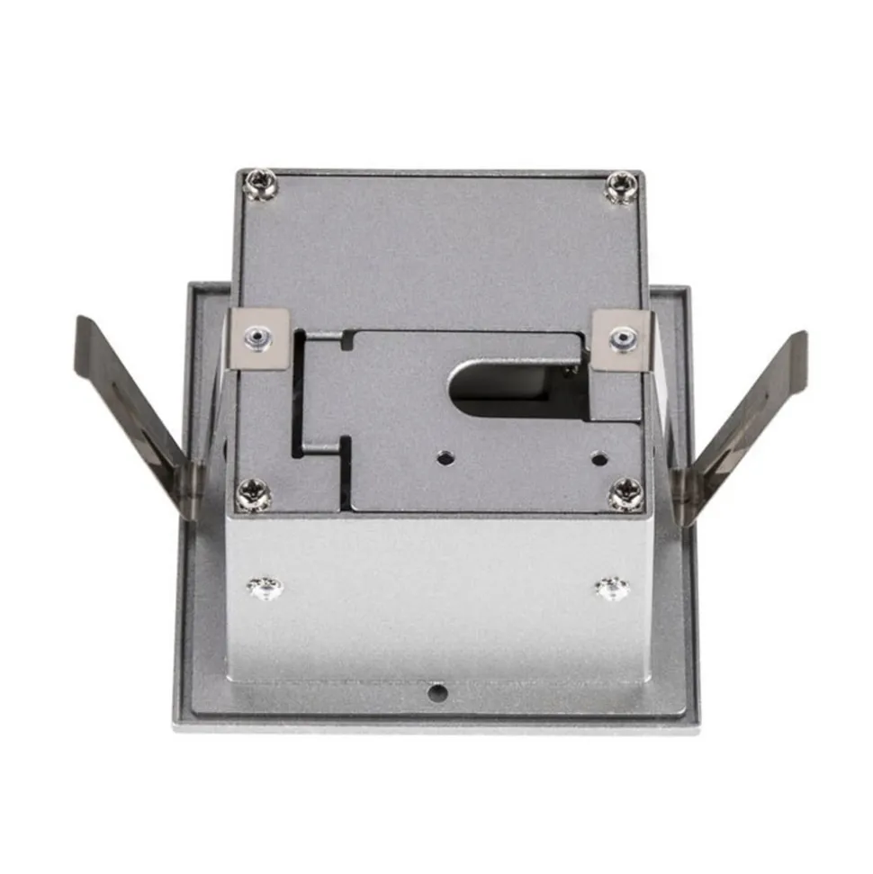 SLV Frame Curve LED-indbygningslampe sølv