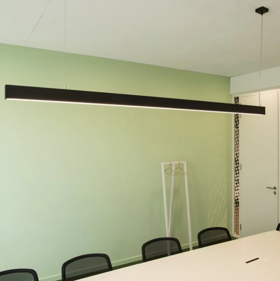SLV Glenos LED-pendel 205 cm sort