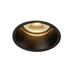 SLV Horn indbygningsspot GU10, mat sort