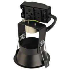 SLV Horn indbygningsspot GU10, mat sort