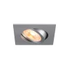 SLV Indbygget loftslampe New Tria, aluminium, aluminium, længde 8,2 cm