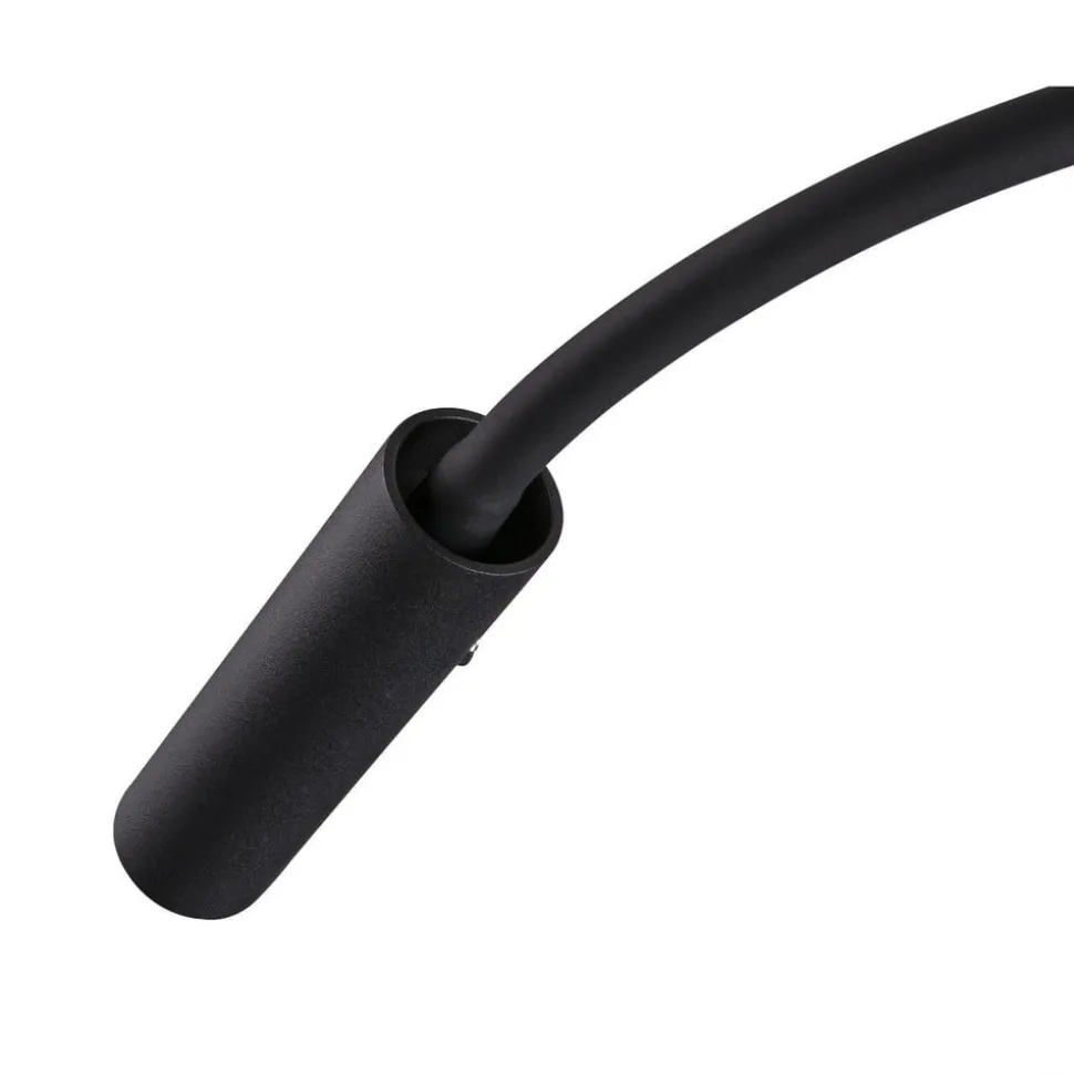 SLV Karpo Goose LED-væglampe, dæmpbar, sort