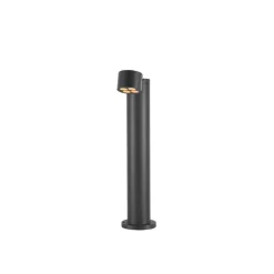 SLV LED-gadelampe R-Cube 70, antracit, aluminium, højde 70 cm