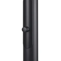 SLV LED-gulvlampe One Bow FL, sort, stål, højde 232 cm
