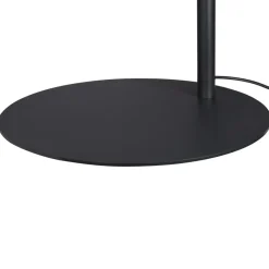 SLV LED-gulvlampe One Bow FL, sort, stål, højde 232 cm