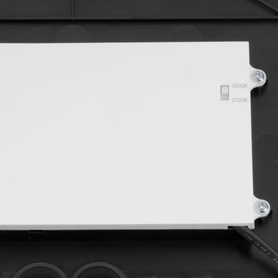 SLV LED-loftlampe Decona, Ø 42 cm, sort, metal, CCT