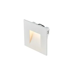 SLV LED-vægindbygningslampe Mobala, hvid, aluminium, 3.000 K