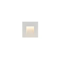 SLV LED-vægindbygningslampe Mobala, hvid, aluminium, 3.000 K
