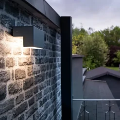 SLV L-Line Out LED udendørs væglampe CCT, bredde 15 cm