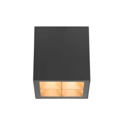 SLV loftlampe S-Cube, antracit, aluminium, længde 9,5 cm