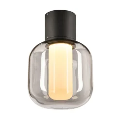 SLV Ovalisk LED udendørs loftslampe CCT