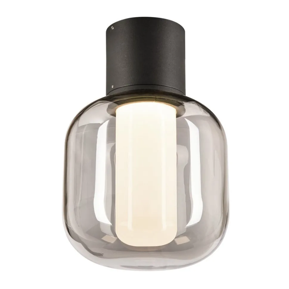 SLV Ovalisk LED udendørs loftslampe CCT