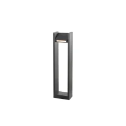 SLV Quad Pole LED-vejlampe, antracit, aluminium, højde 90 cm