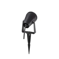 SLV Samrina lampe med jordspyd, sort, plast, højde 13 cm