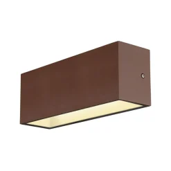 SLV Sitra LED udendørs væglampe op/ned 30cm rust