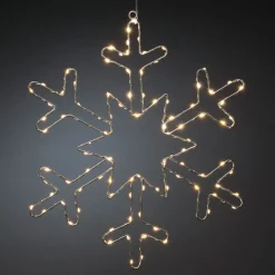 Sølvsnefnug LED-dekorationslampe